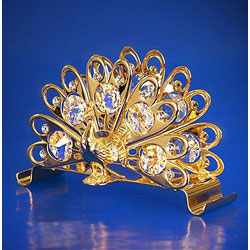 Позолоченная салфетница with SWAROVSKI ELEMENTS AR-4455