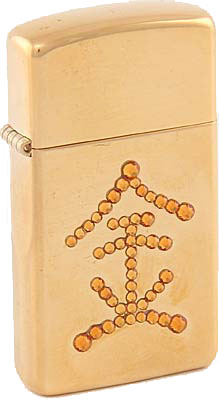 Зажигалка Zippo "Богатство" - с кристаллами Сваровски - Новая цена!