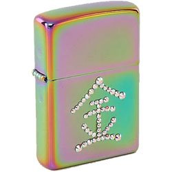 Зажигалка Zippo "Богатство" - с кристаллами Сваровски - Акция!
