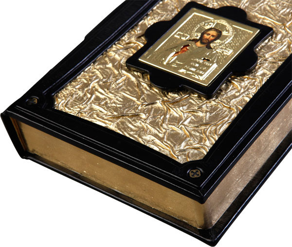 Библия "златая" c иконой, М1